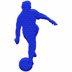 Sports Silhouette Embroidery Design 3